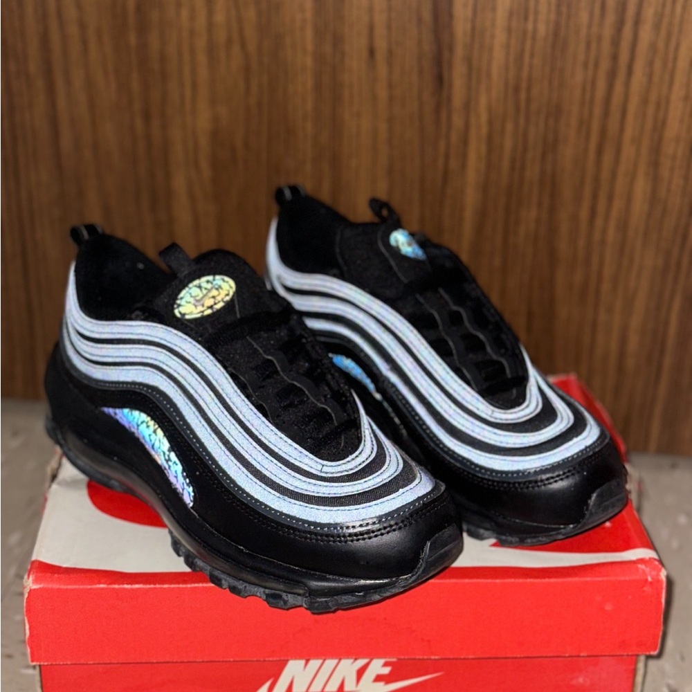 Nike Airmax 97’s. Black size 7.5 women. - Picture 3 of 6